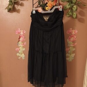Annabelle Black Strapless Dress